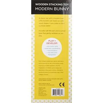 Modern Bunny Wooden Stacking Toy for Toddlers