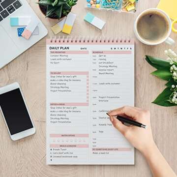 Daily Planner for Time Management and Organization