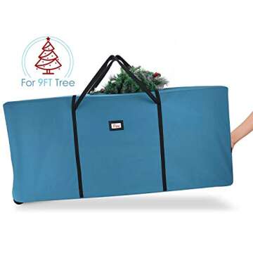 Christmas Tree Storage Bag - Extra Large Tree Rolling Storage Bag - Fits Upto 9 ft. Artificial Disas...