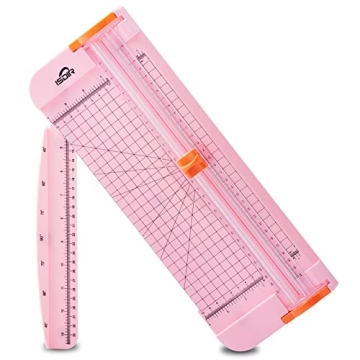ISDIR A4 Paper Cutter with Safety Features for Crafts