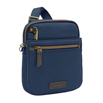 Travelon Anti-Theft Courier Slim Travel Bag Navy