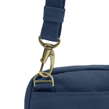 Travelon Anti-Theft Courier Slim Travel Bag Navy