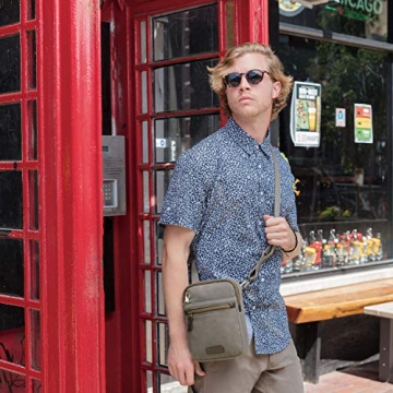 Travelon Anti-Theft Courier Slim Travel Bag Navy