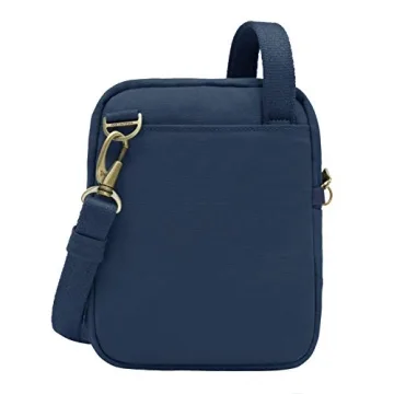 Travelon Anti-Theft Courier Slim Travel Bag Navy