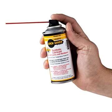 Mil-Comm Lock Saver Travel Size Synthetic Lubricant For All Locks - 6.1 Ounce