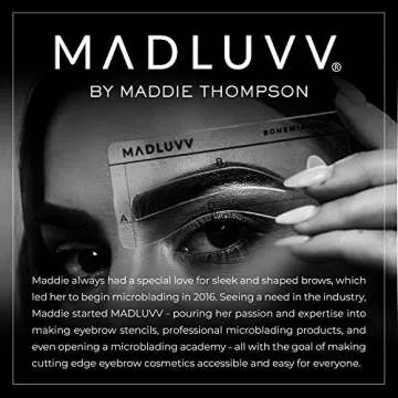 MADLUVV Eyebrow Shaper Stencils for Perfect Brows