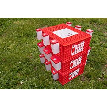 RentACoop Poultry Carrier Crate - Convenient & Durable 29" L x 22" W x 12" H