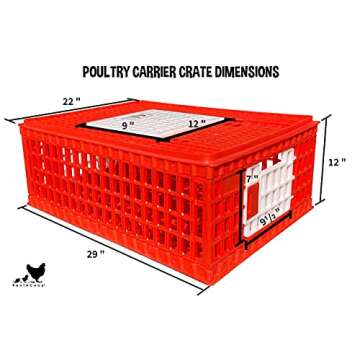 RentACoop Poultry Carrier Crate - Transport with Ease