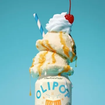 OLIPOP Cream Soda - Prebiotic Soda with Fiber