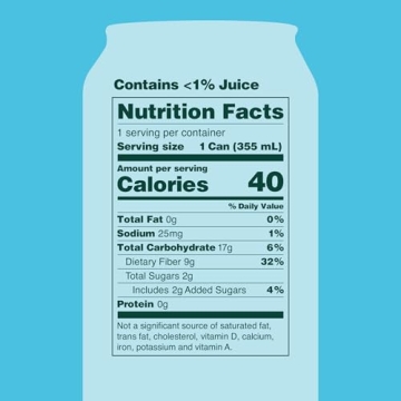 OLIPOP Cream Soda - Prebiotic Soda with Fiber