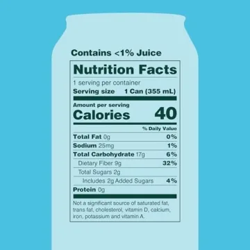 OLIPOP Cream Soda - Prebiotic Soda with Fiber