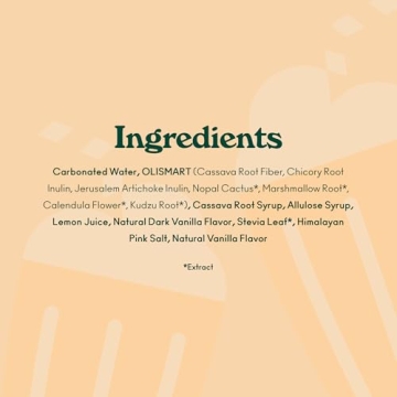 OLIPOP Cream Soda - Prebiotic Soda with Fiber