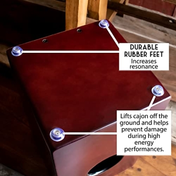 Sawtooth Cedar Wood String Snare Cajon Box Drum