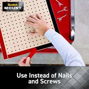 Scotch-Mount Double Sided Mounting Tape Heavy Duty, Black Extreme Mounting Tape, 1 Roll Adhesive Tape, 1 in x 400 in Wall Tape (33.3ft), Our Strongest Tape For Our Toughest Jobs (414H-Long-DC)