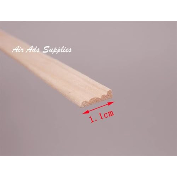 Premium 1/12 Scale Dollhouse Wood Finishing Trim