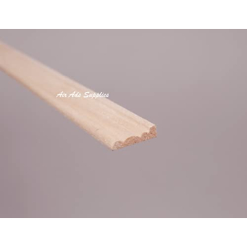 Premium 1/12 Scale Dollhouse Wood Finishing Trim