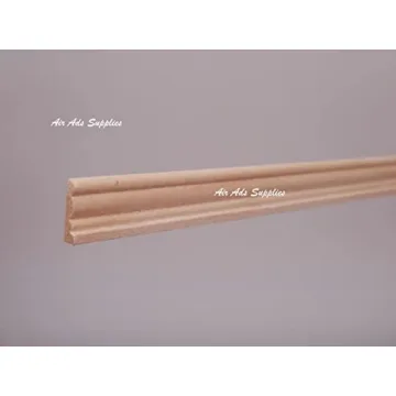 Premium 1/12 Scale Dollhouse Wood Finishing Trim