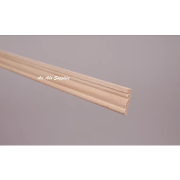 Premium 1/12 Scale Dollhouse Wood Finishing Trim