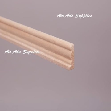 Premium 1/12 Scale Dollhouse Wood Finishing Trim