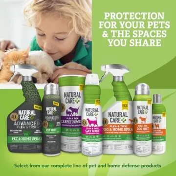 Natural Care Flea and Tick Dog Shampoo - Flea & Tick Treatment for Dogs - Flea & Tick Killer with Certified Natural Oils - 12 Fluid Ounces