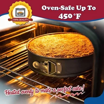 HIWARE Springform Cake Pan - Non-Stick and Leakproof