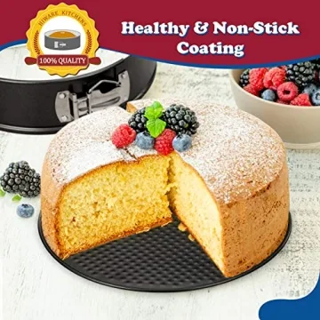 HIWARE Springform Cake Pan - Non-Stick and Leakproof