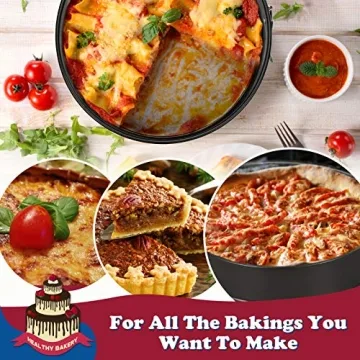 HIWARE Springform Cake Pan - Non-Stick and Leakproof