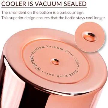 Elegant Divino Wine Chiller Bucket with Gift Box