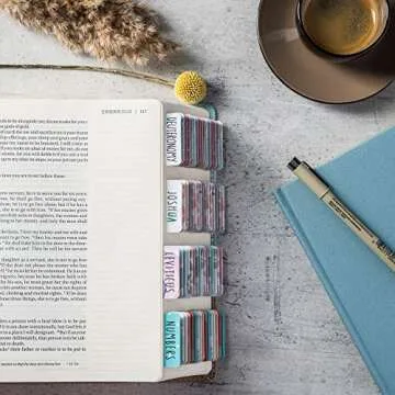 DiverseBee Laminated Bible Tabs for Easy Scripture Navigation