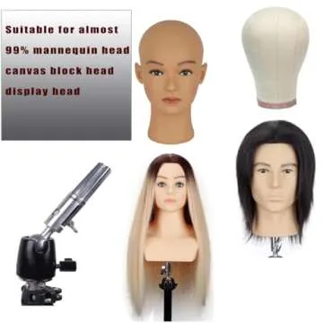 Adjustable HAIRWAY Tripod for Wig Making and Styling