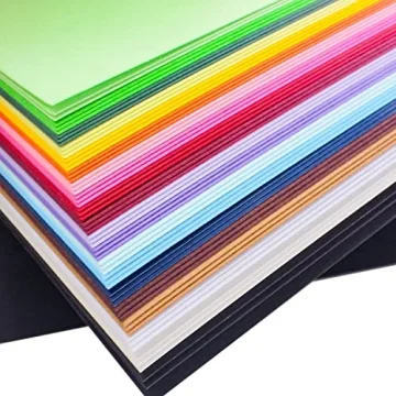Premium 60 Sheets Colored Linen Textured Cardstock for All Crafts