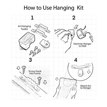 SIGNFORD Framed Canvas Print Abstract Art Set for Home