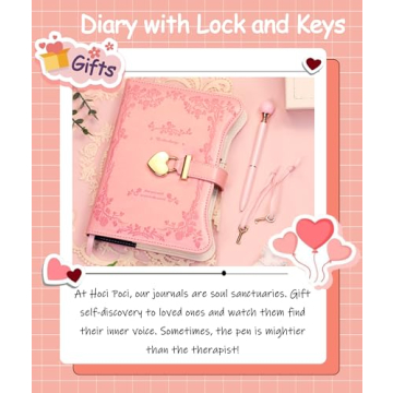 Hoci Poci Diary - Enchanting Lockable Journal for Girls