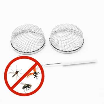 X-Haibei Stainless Steel RV Vent Covers for Pest Control