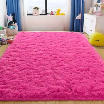 Tepook Super Soft Fluffy Rug for Bedroom, Modern Shaggy Rug Fuzzy Kids Rug for Living Room, Plush In...
