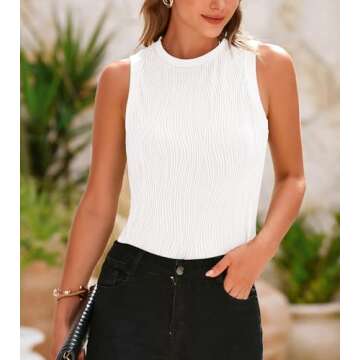 Okiwam Women's Crop Tank Top - Stylish & Comfortable