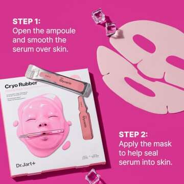 Dr.Jart+ Cryo Rubber Firming Face Mask with Moisturizing Glycerin | Korean Skin Care, 1 Pack