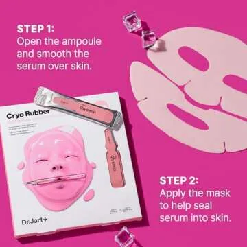 Dr.Jart+ Cryo Rubber Firming Face Mask with Moisturizing Glycerin | Korean Skin Care, 1 Pack