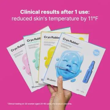 Dr.Jart+ Cryo Rubber Firming Face Mask with Moisturizing Glycerin | Korean Skin Care, 1 Pack