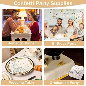 Elegant 100 Iridescent Paper Napkins for All Events