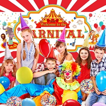 Circus Carnival Party Decoration Set for Kids Events