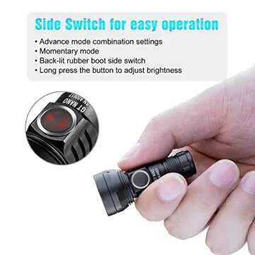 LUMINTOP GT Nano Flashlight - 450 Lumens Compact Power