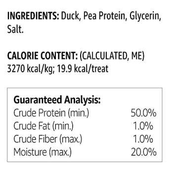 Amazon Brand - Solimo Duck Jerky Dog Treats, 2 Pound (Pack of 1)