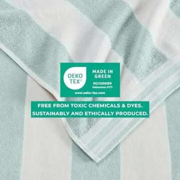 Great Bay Home 100% Cotton Oversized Beach Towels