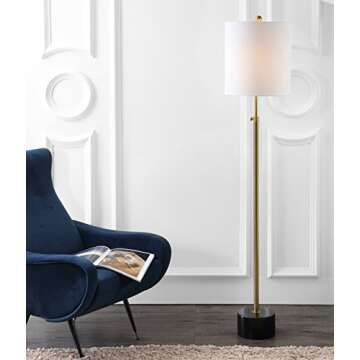 JONATHAN Y Crosby 66" Adjustable LED Floor Lamp - Modern Design