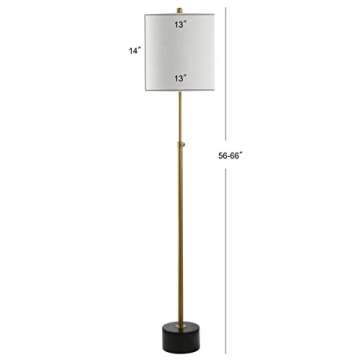 JONATHAN Y Crosby 66" Adjustable LED Floor Lamp - Modern Design