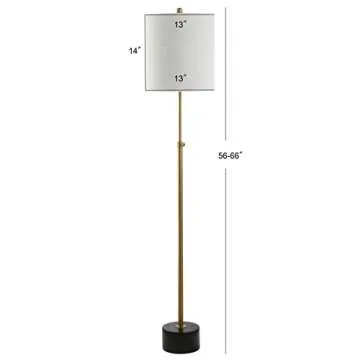 JONATHAN Y Crosby 66" Adjustable LED Floor Lamp - Modern Design