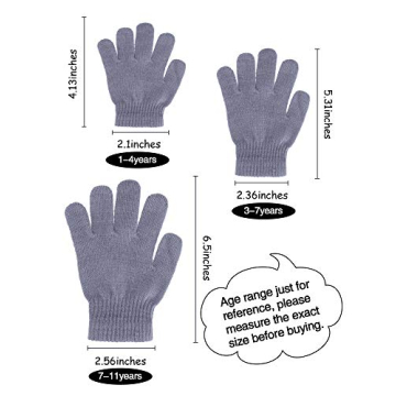 Boao Kids Gloves – Warm Full Finger Winter Mittens