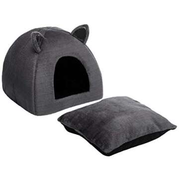 Self-Warming Cat Tent Bed for Kittens and Small Dogs