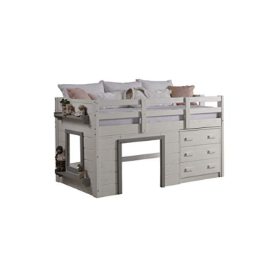 Donco Kids Twin Low Loft Bed - Stylish & Functional